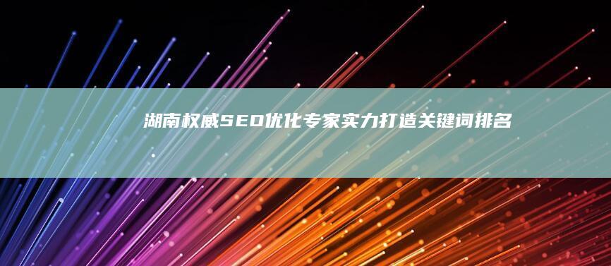 湖南权威SEO优化专家：实力打造关键词排名巅峰